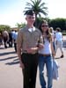 Mourad and Shayla at the Boot Camp Graduation